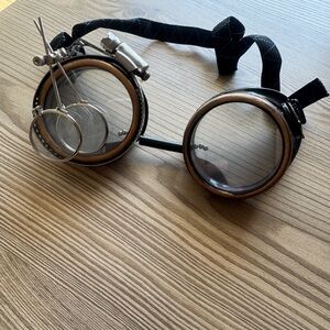 Steampunk Goggles with Magnifying Lenses